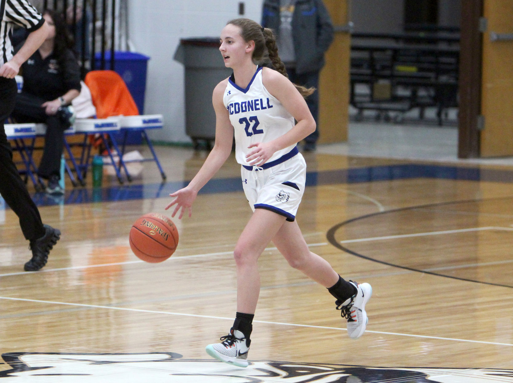 Bloomer at McDonell girls basketball 1-22-22